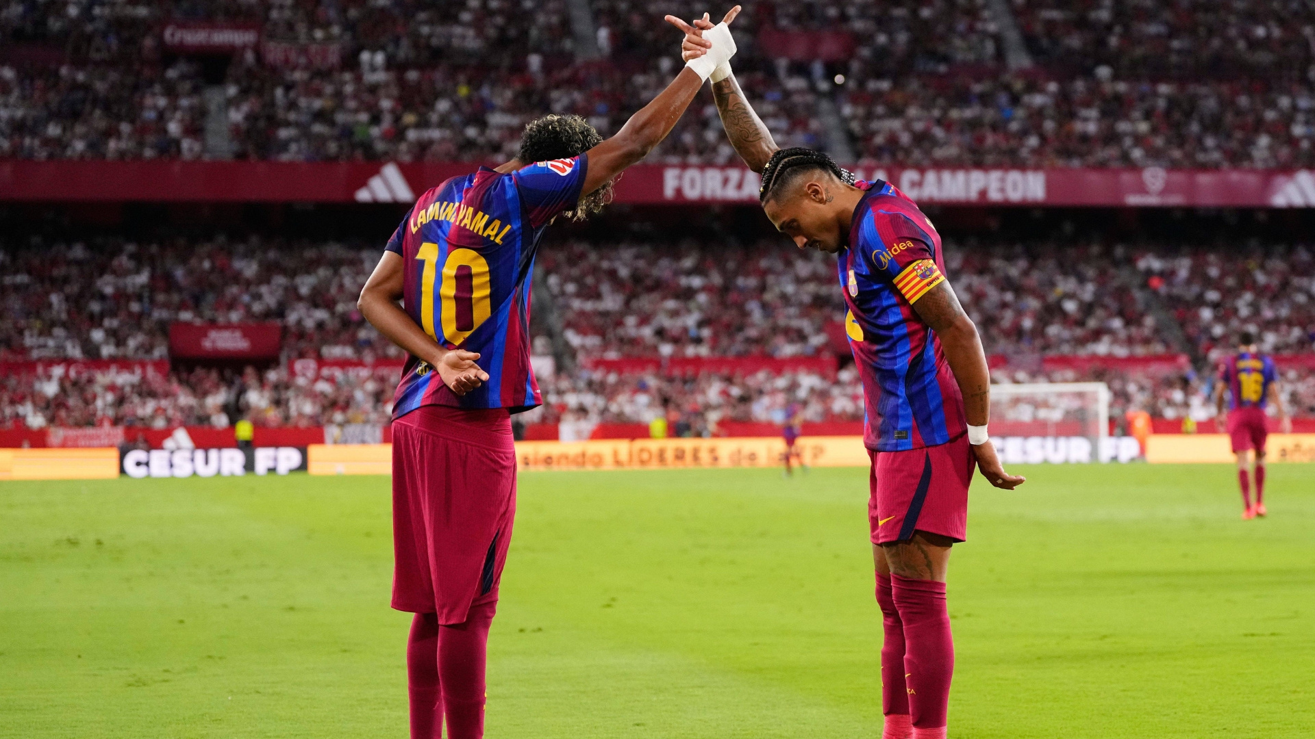 hat-trick Raphinha