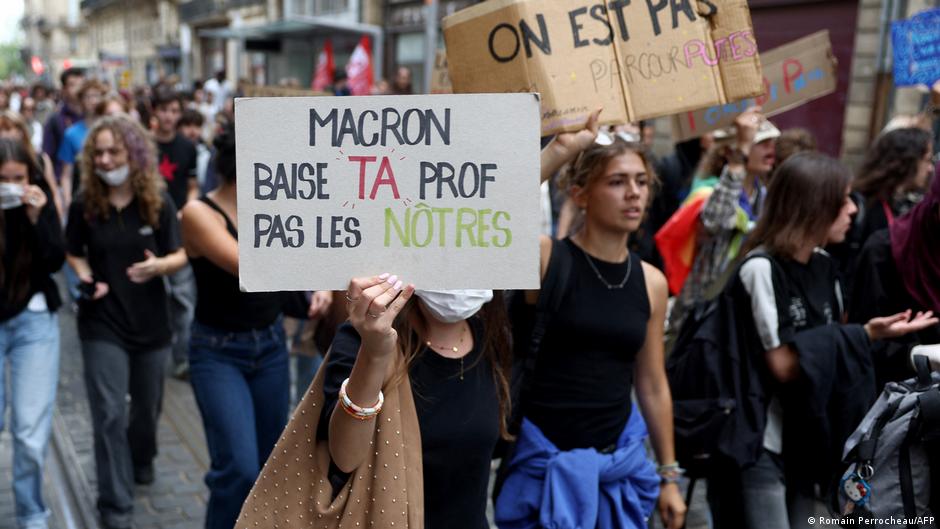 protestas estudiantiles Francia